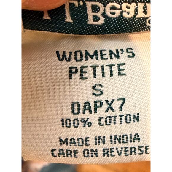 LL Bean Women’s Mackintosh Jacket – Petite SMALL - Marine Aqua/Raincoat Gingham - Picture 6 of 12